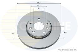 COMLINE Brzdový kotúč COMLINE ADC1584V (ADC1584V)