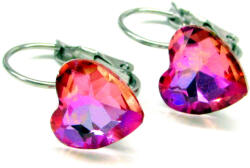  CSILLOGÓ SZÍV kapcsos fülbevaló - barack rózsaszín (5 éves kortól tinédzser korig) (2022031055)