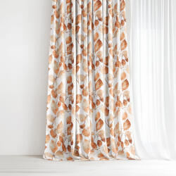 Goldea dekoratív drapéria - levelek lenyomatai 160x150 cm