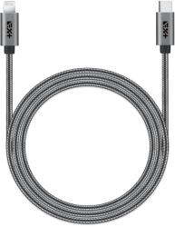 NEXT Метален кабел usb-c към lightning 1.2 m от next one - space gray (k-lght-usbc-met-sg)
