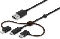 Moshi 3-in-1 Universal Charging cable (USB-C / Lightning / MicroUSB) - Black (99MO023047)