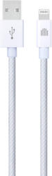 Dviced Cable USB-A to Lightning Nylon Textile 1, 25m - White (DV120003)