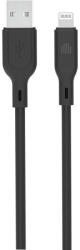 Dviced Cable USB-A to Lightning silicone 1, 25m - Black (DV110001)