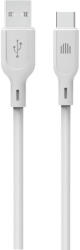 Dviced Cable USB-A to USB-C silicone 1, 25m - White (DV110006)