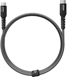  Плетен кабел от next one usb-c към usb-c | space gray (k-usbcx2-brd-sg)