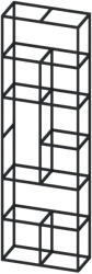 RFG Стелаж RFG Boxi M, метален, 720 х 370 х 2120 mm, черен