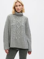 GAP Плетен суитшърт с поло яка GAP GAP | Siv | ЖЕНИ | XXS