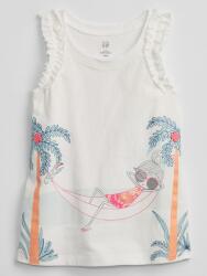 GAP Бебешка тениска GAP GAP | Byal | Момичешки | 92 - zoot - 20,15 лв