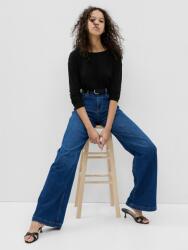 GAP Тениска GAP от лен GAP | Cheren | ЖЕНИ | XXS