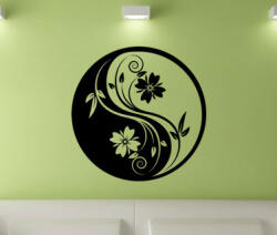 4 Decor Sticker Floare circulara Yin si Yang - beestick-deco - 45,00 RON