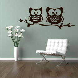 4 Decor Sticker Bufnite pe creanga - beestick-deco - 74,00 RON