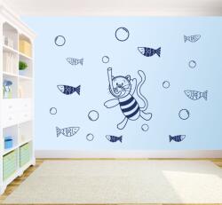 4 Decor Sticker Pisica scafandru - beestick-deco - 160,00 RON
