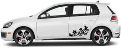 4 Decor Sticker auto - Flori si fluturi