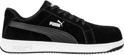 PUMA Iconic Black Low S1PL ESD FO HRO SR munkavédelmi cipő