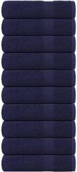 vidaXL Кърпи за баня FROGN 10 бр. тъмносини 100x150 см 360 г/м2 (136790)