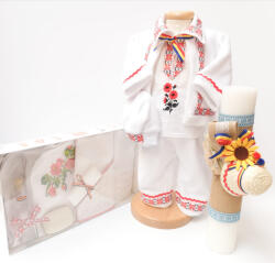 Magazin Traditional Set Traditional Botez - Costumas baietel Trusou Lumanare 3