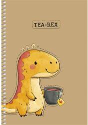 Shkolyaryk Publishing House Tea-Rex A/5 96 lapos sima spirálfüzet