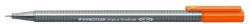 STAEDTLER Tűfilc, 0, 3 mm, STAEDTLER "Triplus 334", narancssárga