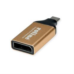 Roline USB-C Apa - DisplayPort V1.2 Anya Adapter - Arany