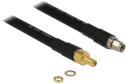 Delock RP-SMA Dugó RP-SMA Jack CFD400 LLC400 2 m Alacsony Veszteségű - fizz