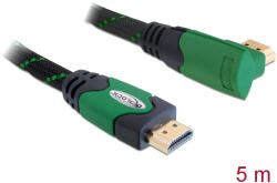 Delock High Speed HDMI-kábel Típusú Ethernet HDMI A Dugós > HDMI A Dugós Derékszögu 4K 5 M