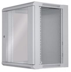 Manhattan Rackszekrény - 19" fali kivitel (12U, 635 (h) x 570 (w) x 450 (d) mm, Flatpack, Szürke) (711876) - iconink