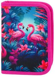 Baagl Pink Flamingos kihajtható tolltartó zsebbel (A-34118)