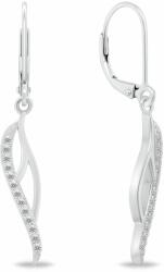 Brilio Silver Bámulatos ezüst fülbevaló cirkónium kővel EA270W