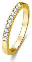 Beneto Aranyozott ezüst gyűrű AGG189 kristályokkal 58 mm