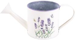  IRIS bádog öntöző kanna, levendula mintás, fehér 27 x 12 cm (081097) - bestbyte
