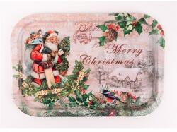  IRIS bádog tálca négyzet télapó 34 x 23 cm (081282)