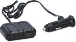 Dunlop , Szivargyújtó Elosztó Usb/USb-C, 2-es (33251721) (33251721) - aqua