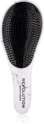 Revolution Haircare Detangle Me! perie petru par fragil si fara vlaga culoare Marble 1 buc