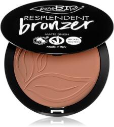 puroBIO Cosmetics Resplendent bronzosító matt hatással árnyalat 03 Beige Brown 9 g
