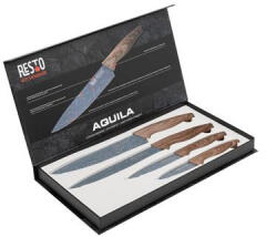 RESTO Késkészlet, 4 db, 'Aquila 95503' (REAQ95503) (REAQ95503)