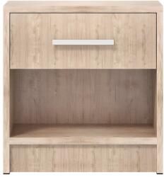 KringX Iris Éjjeliszekrény, 1 fiók, 39x28x40 cm, Tölgyfa szín