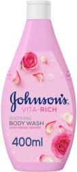 Johnson's JOHNSON'S®️ VITA RICH nyugtató tusfürdő rózsavízzel és növényi glicerinnel, 400ml
