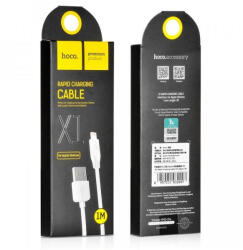 hoco. USB-A - Lightning kábel Hoco Rapid X1, 18W, 2.4A, 1m, fehér - smartdiszkont