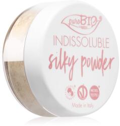 puroBIO Cosmetics Indissouble mattító lágy púder árnyalat 03 Yellowish 8 g