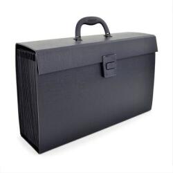 Rapesco harmonikatáska, 19 rekeszes, fekete (IR1555)