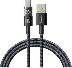 Baseus USB-A - USB-C kábel Baseus Display 2, 100W, 5A, 2m, Fekete P10382701111-00