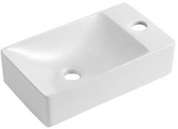 Diplon Mosdó, Diplon Fehér kerámia mosdó 38x22x10cm WB6421 - zuhanykabin