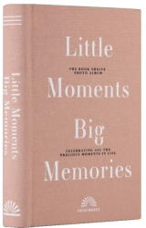 Printworks fotóalbum, Little Moments Big Memories, 20, 5 x 14, 3 cm, elegáns könyvborító, 40 fotó, 40 oldal, ajándéknak ideális, rózsaszín (PW00528)