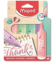 Maped Maped: Fluo Peps Flex szövegkiemelő készlet pasztell színek 4 db-os (IMA740308) (IMA740308)