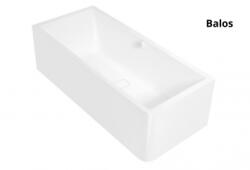 SAPHO POLYSAN MARLENE MONOLITH kád, jobbos, lekerekített sarokkal, 185x85x63cm (71607MCR)