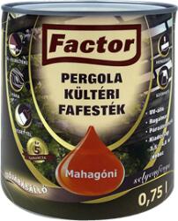 Festék Bázis Factor Pergola kültéri fafesték mahagóni 0, 75 L (265)