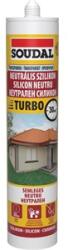 Soudal neutrális szilikon Turbo transzparens 280 ml (132269)
