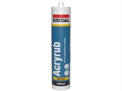 Soudal akril - Acryrub festhető tömítő fehér 310 ml (102600)