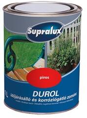 Supralux Durol időjárásálló zománc piros 1 L (5164187)