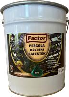 Festék Bázis Factor Pergola kültéri fafesték zöld 10 L (714)